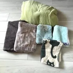 古タオル　まとめ売り　6枚