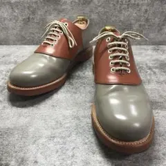 【美品】REGAL サドルシューズ 2051 オックスフォード グレー×ブラウン
