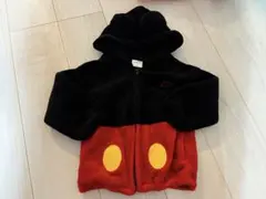 ミッキーマウス　フリース　着ぐるみ　パーカー　ふわふわ　もこもこ　90 95