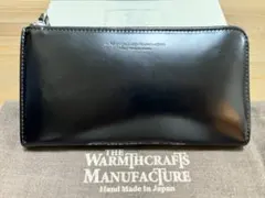 ウォームスクラフツ　長財布　ネイビー CORDOVAN ZIPPED LONG WALLET / THE WARMTHCRAFTS-MANUFACTURE
