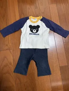 MIKIHOUSE ミキハウス 長袖 Tシャツ パンツ セット 80