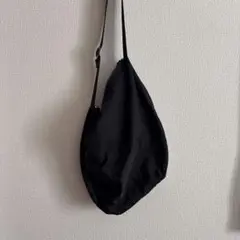 LEPSIM ブラック ショルダーバッグ