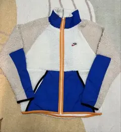 Nike フリースジャケット M 白/青/ベージュ