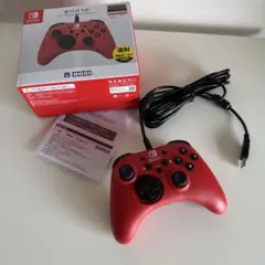 【美品】Switch ホリパッド レッド Nintendoライセンス商品