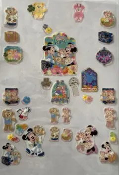 ダッフィー シール　ぷっくり