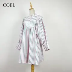 /y様♪美品♪ COEL ボリュームスリーブミニワンピース