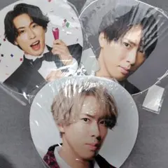 未使用　新品未開封　Snow Man 舘様　うちわ　3本セット