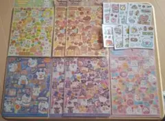 ゆめかわ　シール　大７枚　小8枚セット