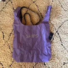SHIPS ラベンダー エコバッグ 未使用 タグ付きのサムネイル