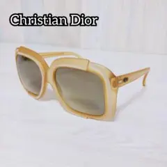 Christian Dior　サングラス　2042-70　スクエア　ベージュのサムネイル