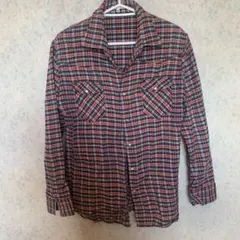 exhibitonist チェック柄ネルシャツ Lサイズ