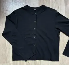 UNIQLO ユニクロ ブラック カーディガン Lサイズ UVカット 長袖