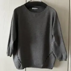 MAX&Co. ニット グレー　八部袖