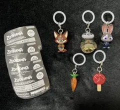 ズートピア めじるしアクセサリー 5種 セミコンプリートセット