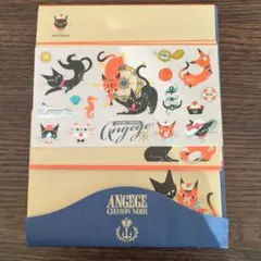 猫のイラスト レターセット（シール付）