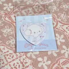 こぎみゅん ハート形缶バッジ ブルー