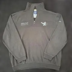 90s GAP ダークグレー ジップアップスウェット