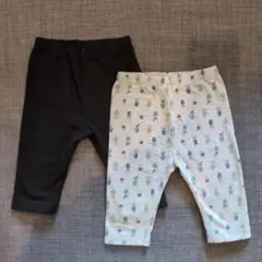 UNIQLO ベビー パンツ 7分丈 90cm 2点セット サボテン