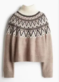 H＆M★ノルディック柄セーター 未使用品