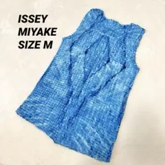 新品タグ付 ISSEY MIYAKE✨ノースリーブトップス　ブルー WAVE – isseymiyake.com