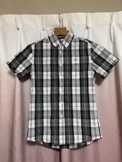 サタデーズサーフ　白黒チェックシャツXSのサムネイル