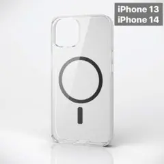 新品未開封 iPhone 14 13 背面透明 ハイブリッド ケース A414