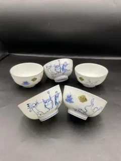 【新品未使用】　国宝　鳥獣人物戯画　小皿　ぐい飲み　高山寺 小皿〈国宝 鳥獣人物戯画〉（全2種）京都便利堂オンラインショップ