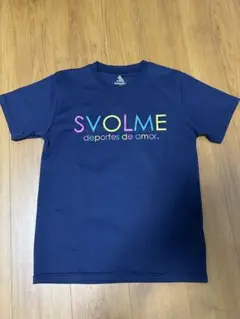 SVOLME ATHLETIC ネイビー Tシャツ M