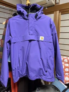 Carhartt 紫 ナイロンアノラックジャケット　美カーハート