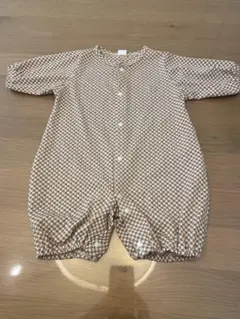 Cottoli ロンパース チェック柄