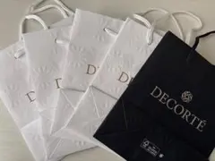 美品 DECORTÉ 紙袋 中型5セット
