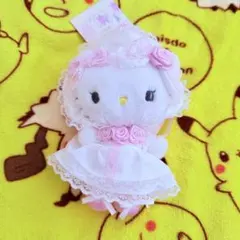 サンリオ ハローキティ ホワイトフリル マスコット
