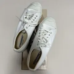 コンバースconverse ジャックパーセル　白　レザー　90年代　USA製のサムネイル