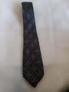 dunhill シルク ネクタイ 円形模様