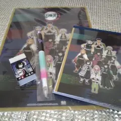 鬼滅の刃 キャラクターグッズ セット　下敷き　メモ帳　消しゴム　シャープペンシル