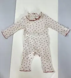 H&Mベビー　ハート　ロンパース　カバーオール9month 70 75センチ