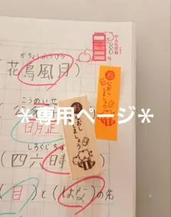 【ミィ様専用ページ♡はんこ ゴム印 先生スタンプ 学習スタンプ 小学生】
