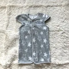 子ども用　スリーパー　星柄　グレー　50〜70
