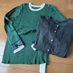 【新品】　イノブン　ザンパ　長袖ニット　M