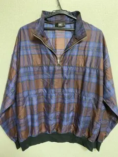 ハレ　オーバーサイズ　ハーフジップ　長袖シャツ　S