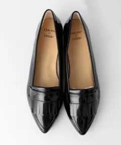 【美品】Odette e Odile ポインテッドキルトタン フラットシューズ