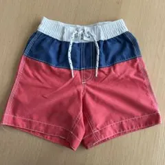 GAP 4歳用 水着 赤 青 ストライプ