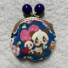 値下げ❣️あめ玉付きがま口財布★がま口ポーチ★レトロアニマル★昭和レトロ 中古品