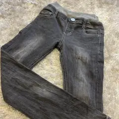 【お買い得】MPS ダークグレー デニム 130cm 長ズボン キッズ スキニー