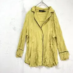 SETRE WOMAN 【s】イエロー系 長袖ブラウス ベイクルーズ　トルコ製のサムネイル