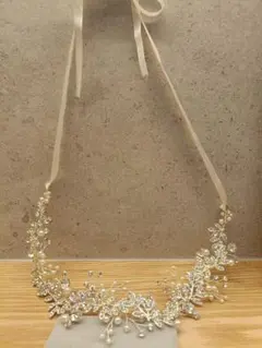 ウェディング ヘッドドレス 花モチーフ(ブライダル)