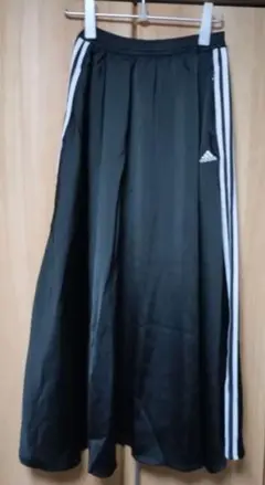 adidas ブラック ロングスカート L