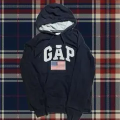 GAP ネイビー フード付きパーカー