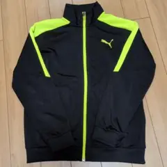 【新品】150cm PUMA ジャージ スポーツジャケット ブラック/イエロー