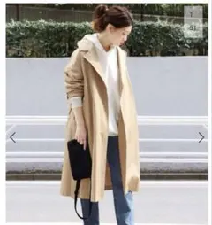 ジャーナルスタンダード　ベージュ チェスターコート、トレンチコート